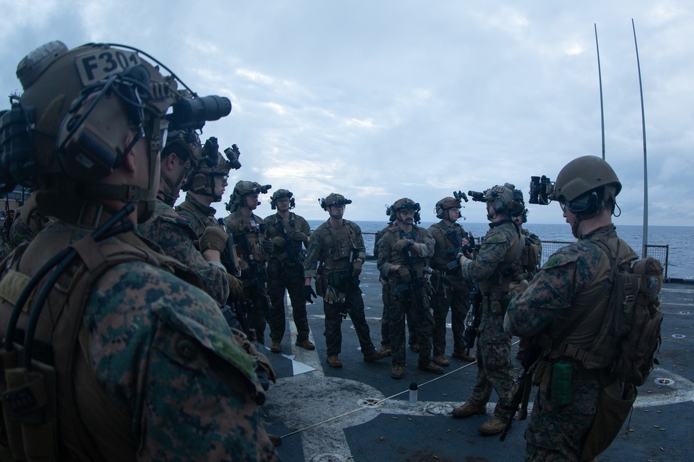 Recon Moving Range USS Germantown