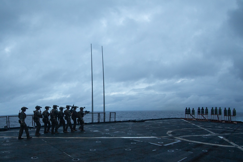 Recon Moving Range USS Germantown