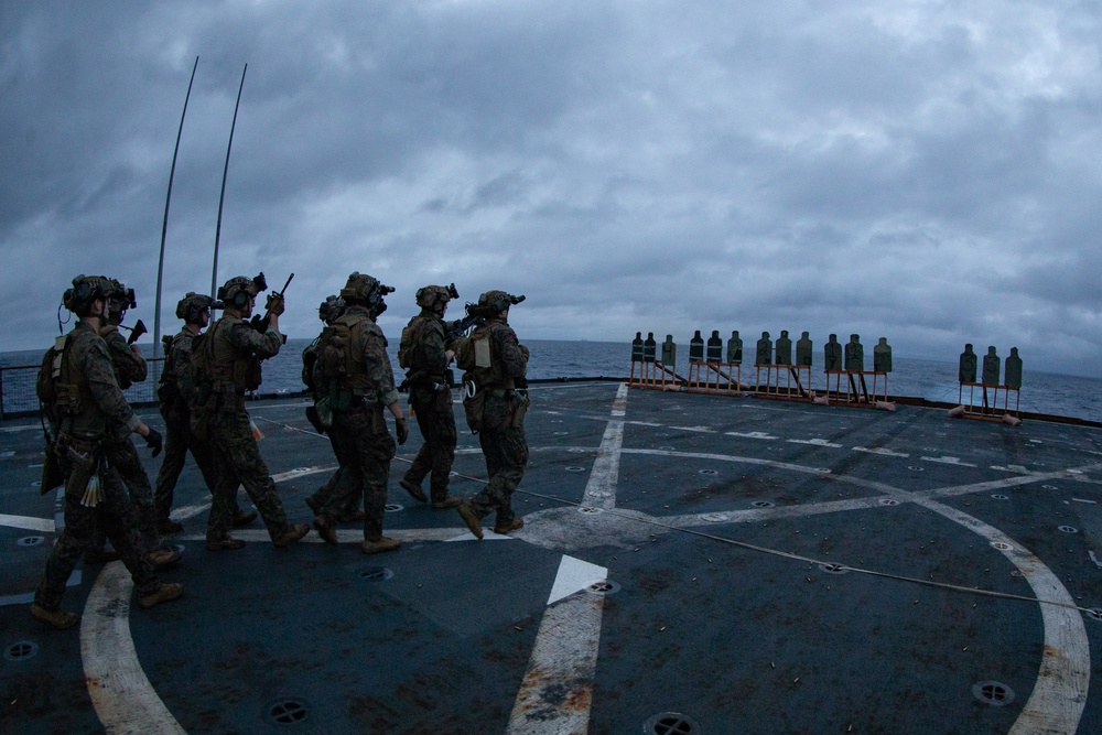 Recon Moving Range USS Germantown