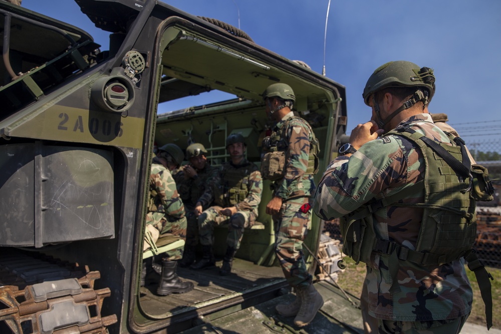 Dutch Royal Marines Visit 2d AABn