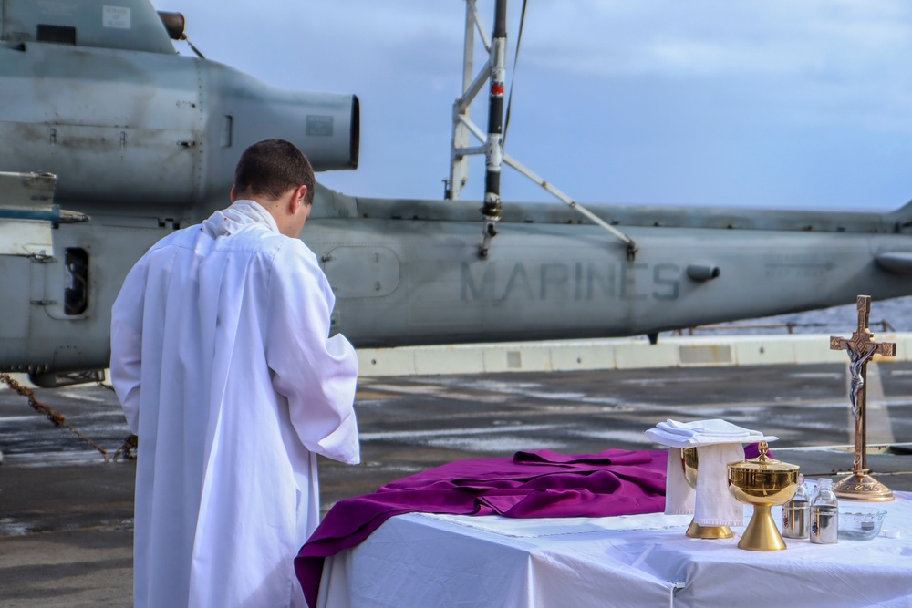 Mass Aboard USS New Orleans