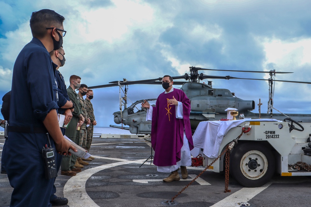 Mass Aboard USS New Orleans