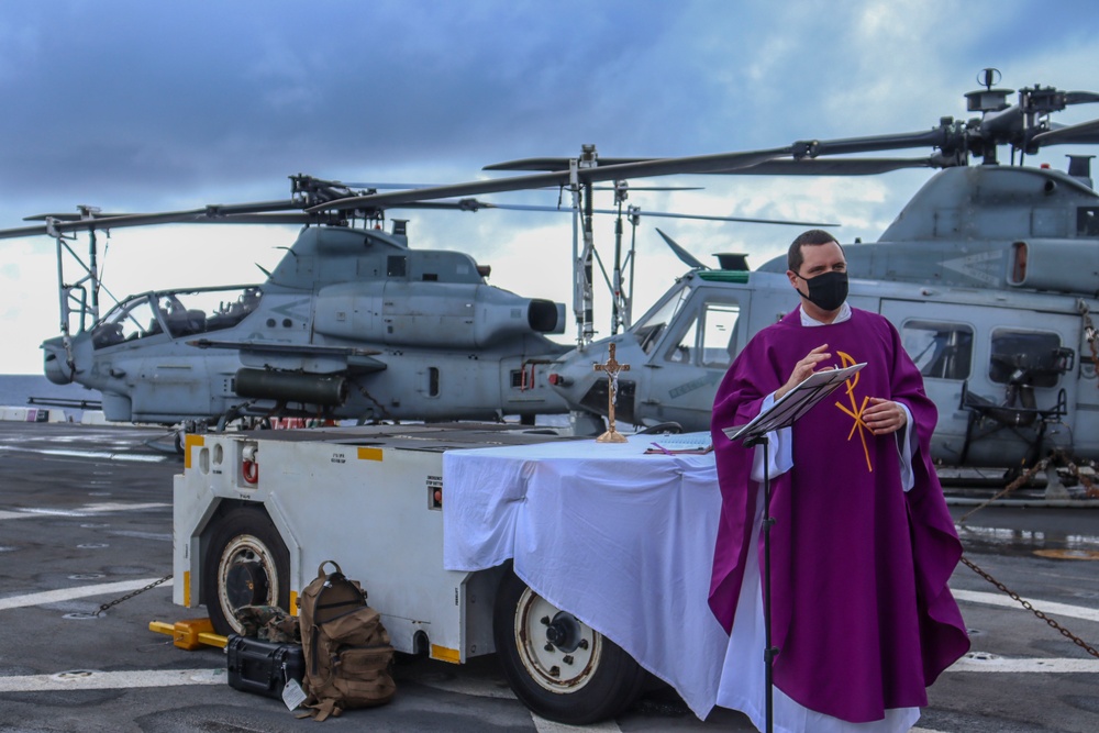 Mass Aboard USS New Orleans