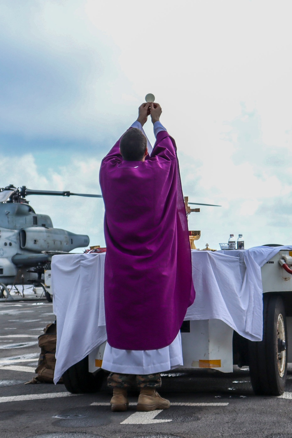 Mass Aboard USS New Orleans