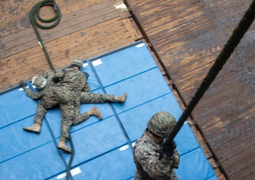 USS Germantown Fast Roping