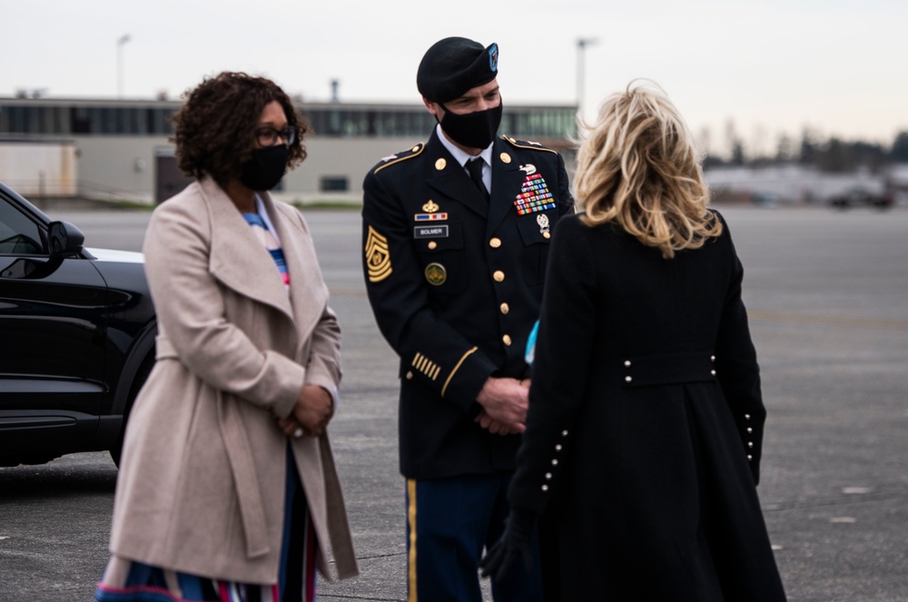 Joint Base Lewis-McChord welcomes First Lady