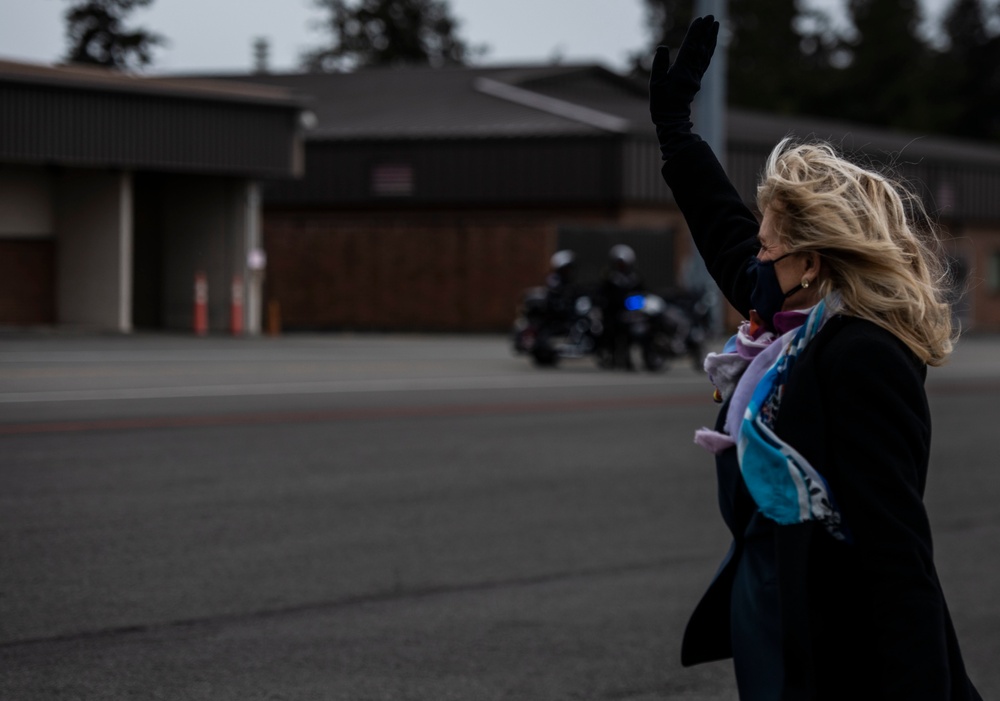 Joint Base Lewis-McChord welcomes First Lady