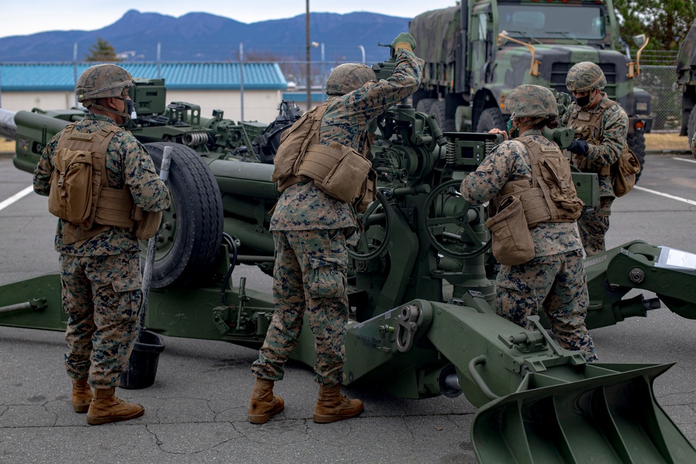 Echo Battery conducts simulated gun drills