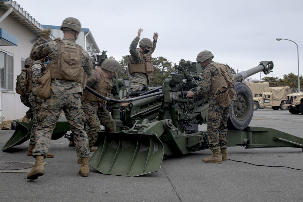 Echo Battery conducts simulated gun drills