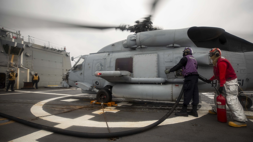 Flight Operations aboard USS Rafael Peralta