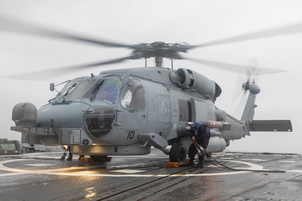 Flight Operations aboard USS Rafael Peralta