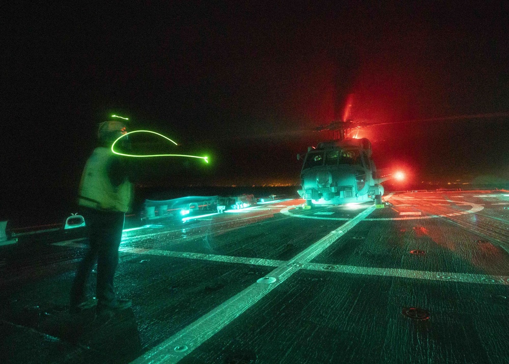 Flight Operations aboard USS Rafael Peralta