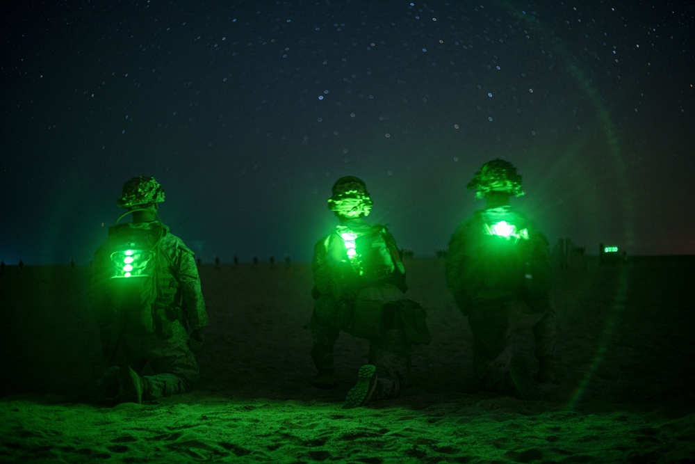 TACR: Light Armored Reconnaissance Detachment Marines execute nighttime live-fire range