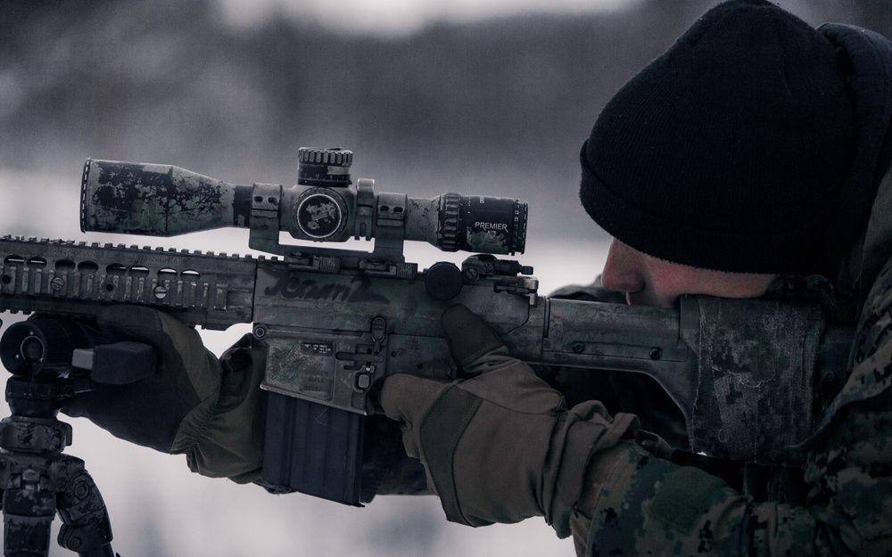MRF-E Marines Conduct Sniper Range