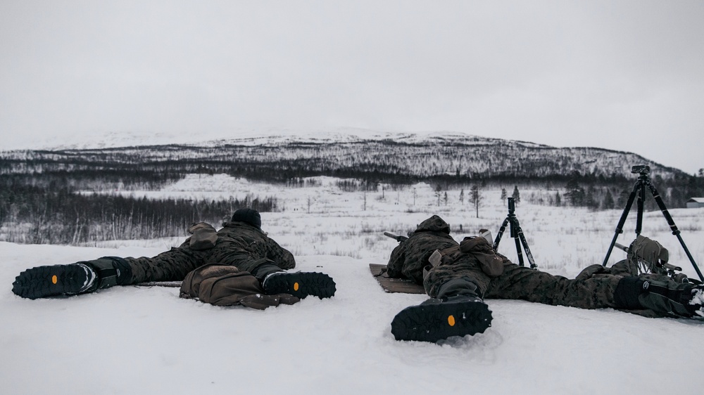 MRF-E Marines Conduct Sniper Range
