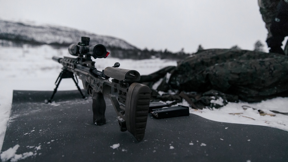 MRF-E Marines Conduct Sniper Range