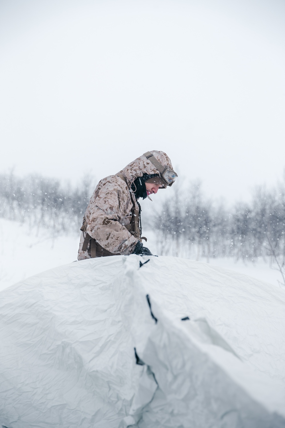 Snow Devils: MRF-E Marines Conduct Week-Long Mobility Exercise