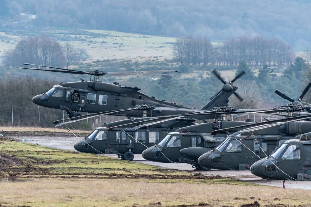 12th Combat Aviation Aerial Gunnery, February 2021