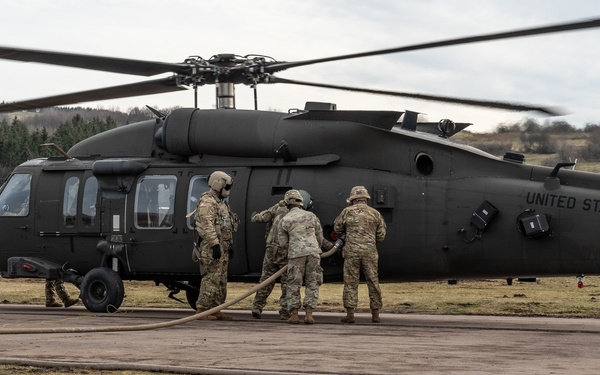 12th Combat Aviation Aerial Gunnery, February 2021