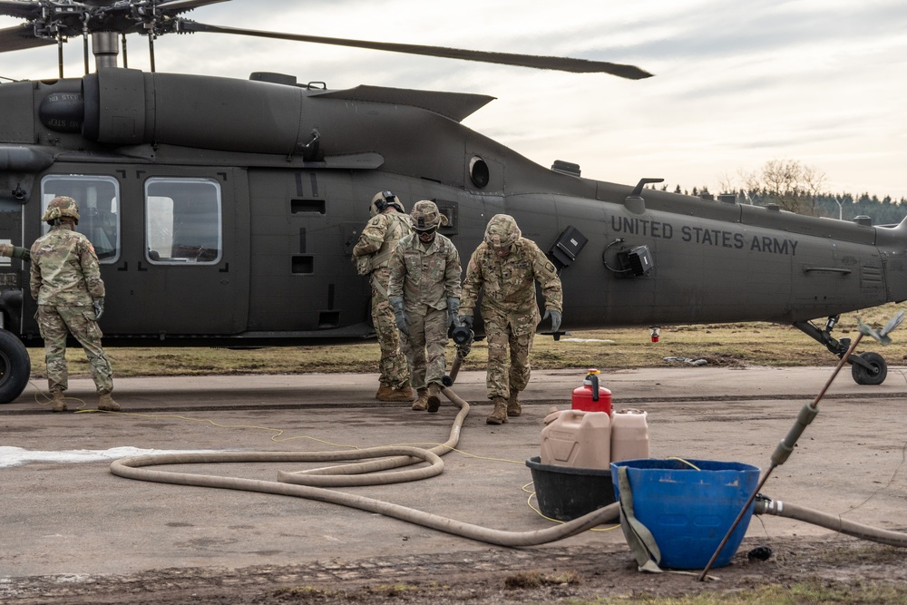 12th Combat Aviation Aerial Gunnery, February 2021