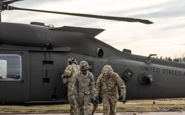 12th Combat Aviation Aerial Gunnery, February 2021