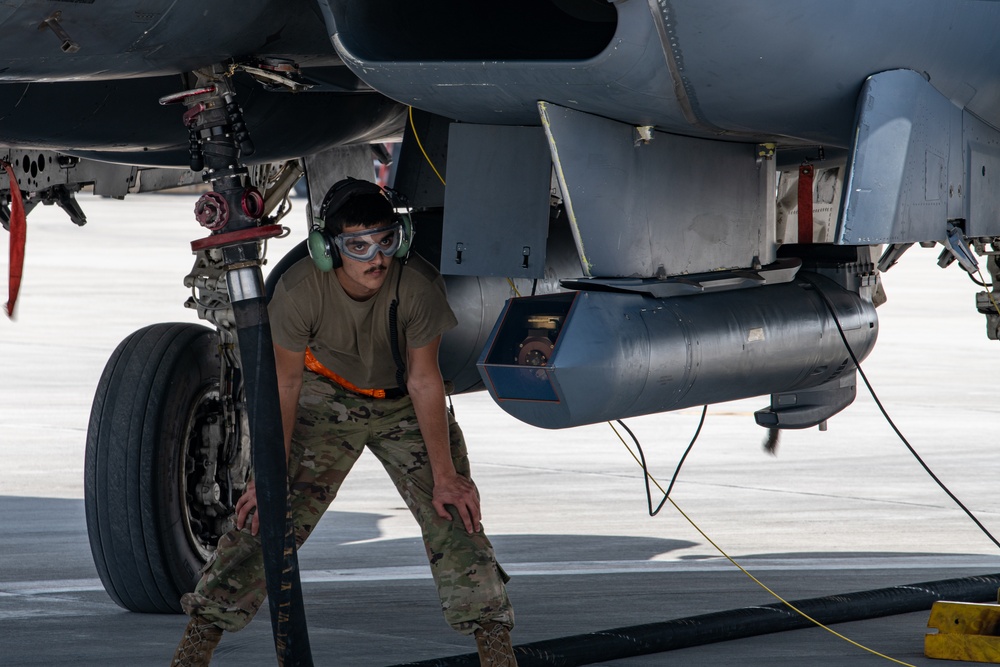 F-15E Strike Eagles perform ICT during ACE capstone event