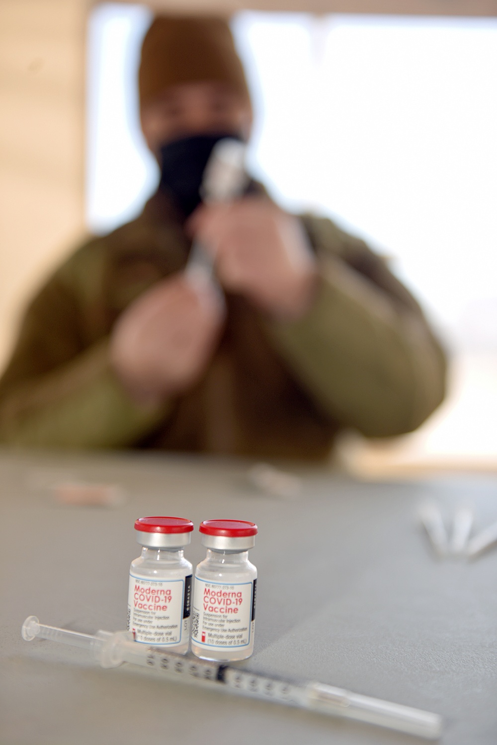 Michigan’s Task Force Spartan Administers the COVID-19 Vaccine