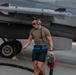 PSAB F-16 Fighting Falcons hot refuel at AUAB for ACE capstone event