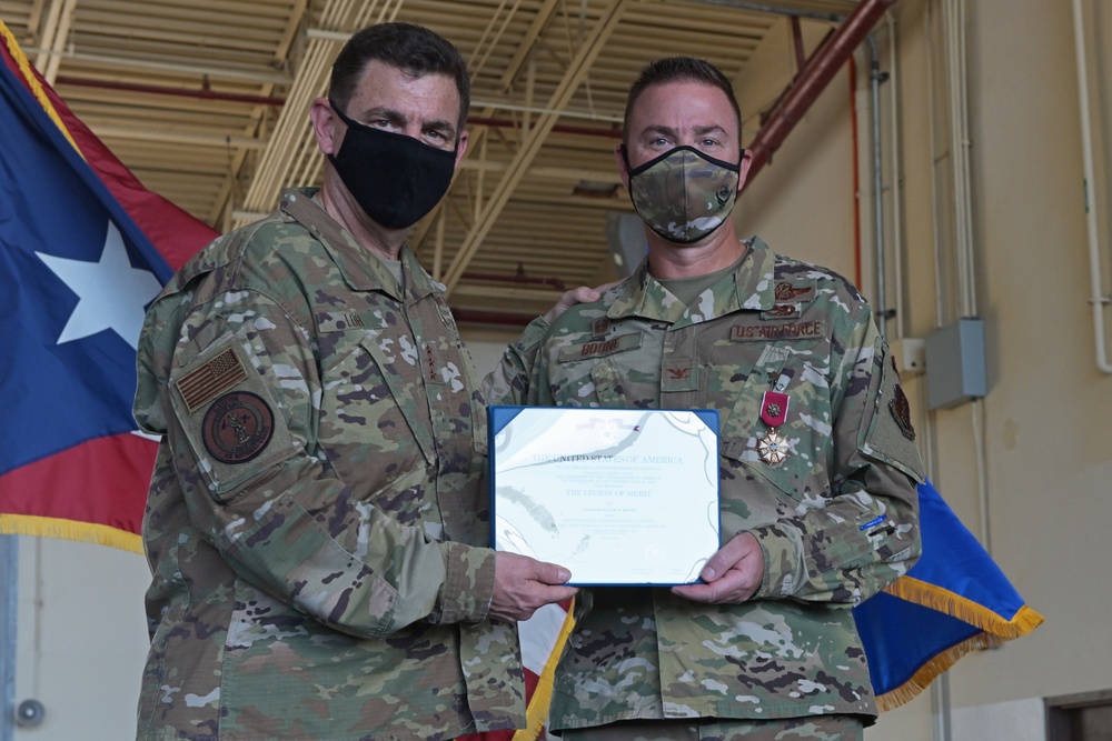 Col. Pete Boone Receives the Legion Merit Award