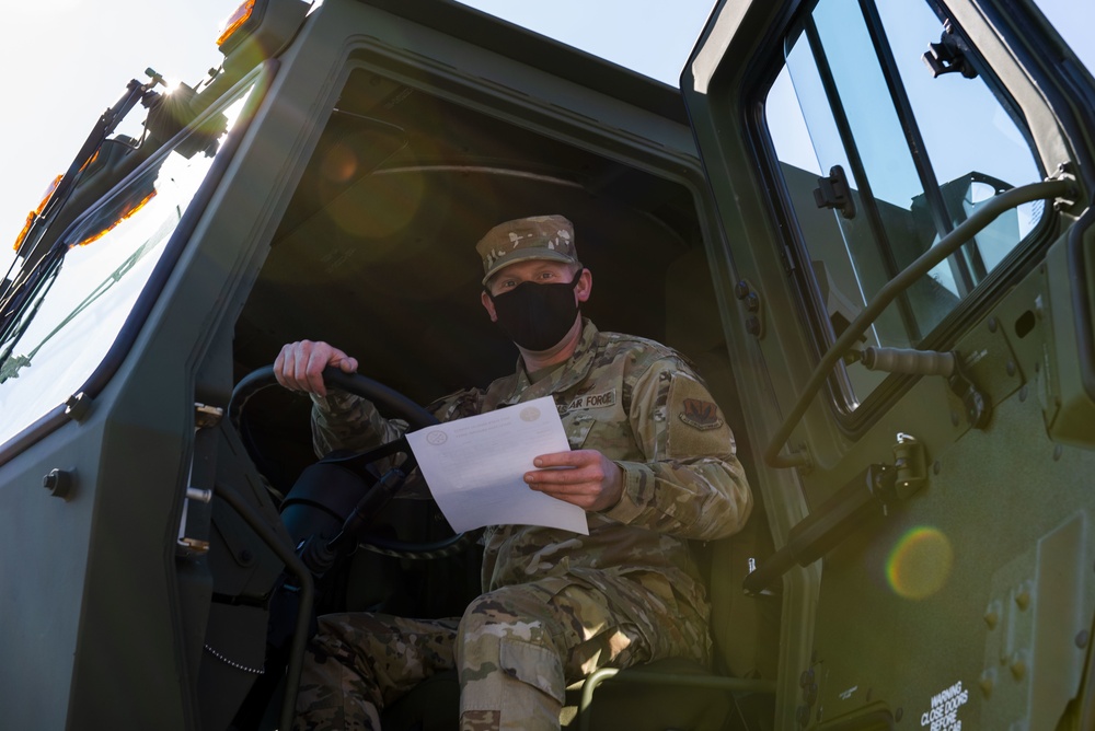 4th LRS holds Vehicle Inspection Roll-By competition