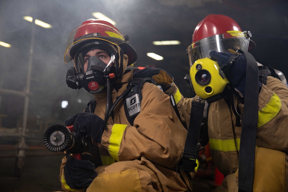 Shipboard Firefighting Training