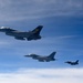 F-16 Viper and F-22 Raptor demo teams refuel with Okies
