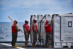 Military Sealift Command’s USNS Richard E. Byrd Participates in First  At-Sea Aircraft Carrier F135 Engine Power Module Delivery