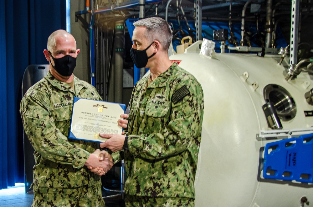 Naval Submarine School Chief presented with Instructor of the Year Award
