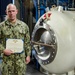 Naval Submarine School Chief presented with Instructor of the Year Award