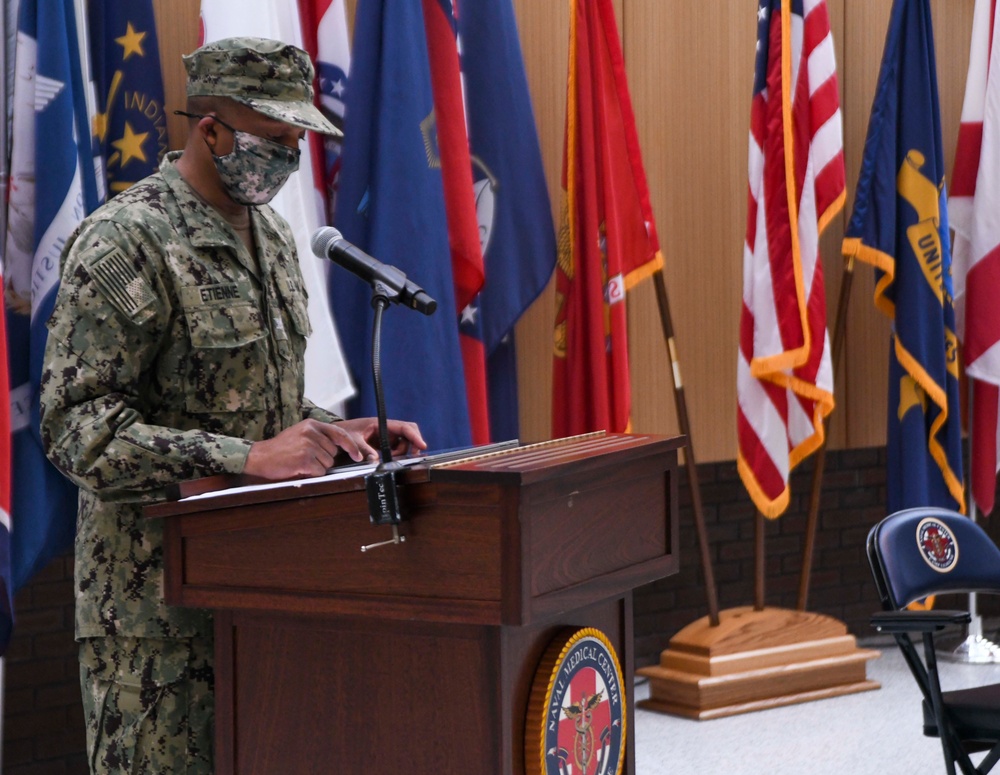 Naval Reserve NMRTC Camp Lejeune held a Change of Command Ceremony at NMCCL