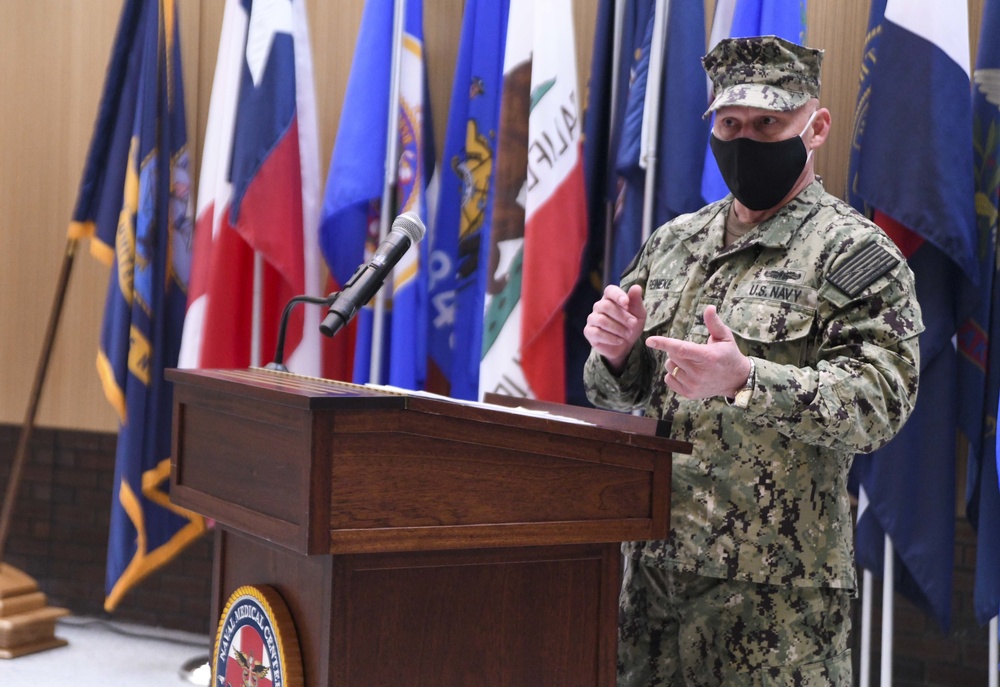 Naval Reserve NMRTC Camp Lejeune held a Change of Command Ceremony at NMCCL