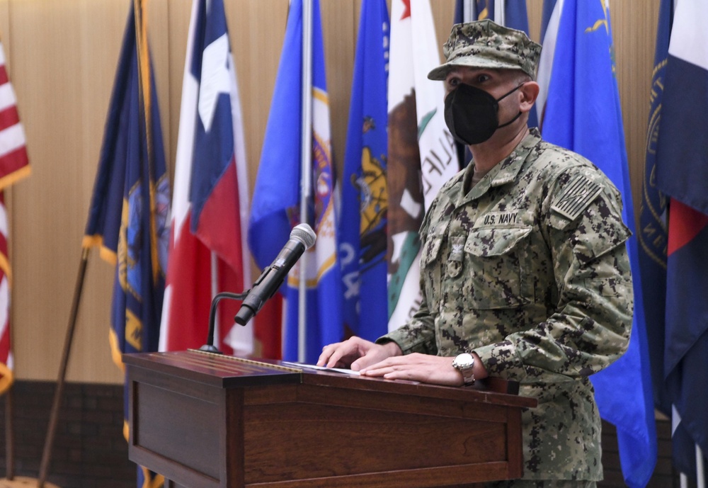 Naval Reserve NMRTC Camp Lejeune held a Change of Command Ceremony at NMCCL