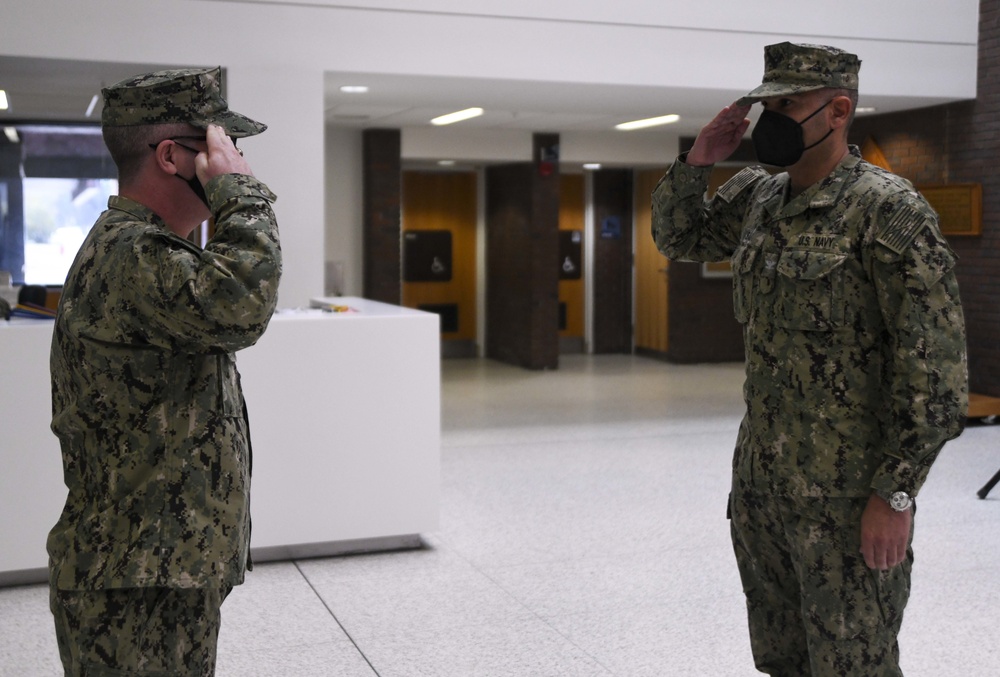 Naval Reserve NMRTC Camp Lejeune held a Change of Command Ceremony at NMCCL