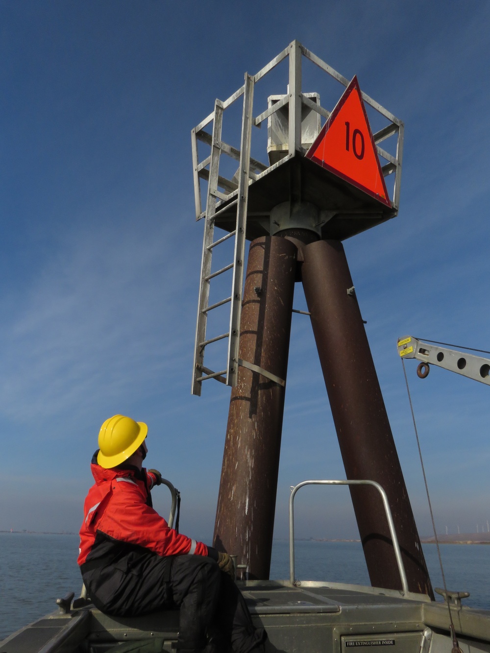 U.S. Coast Guard ANT Conducts Navigational Repairs