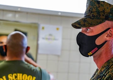 Drill Instructor School Students Practice Squad Bay Procedures