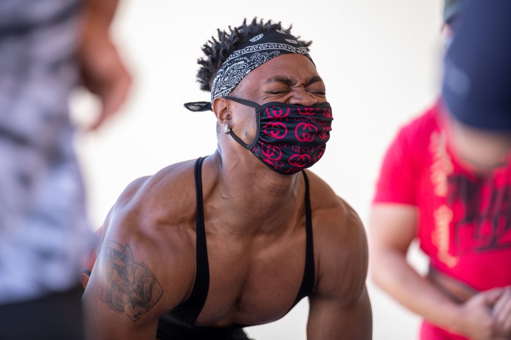 Airmen compete in strongperson contest