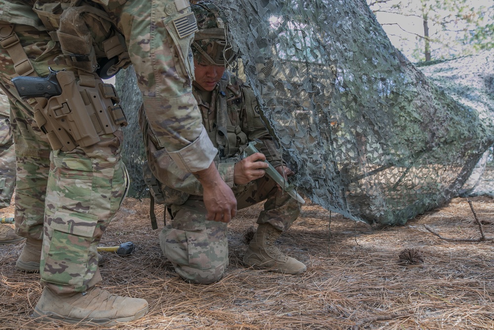 1st BCT Devils set up TOC during JRTC rotation 21-05