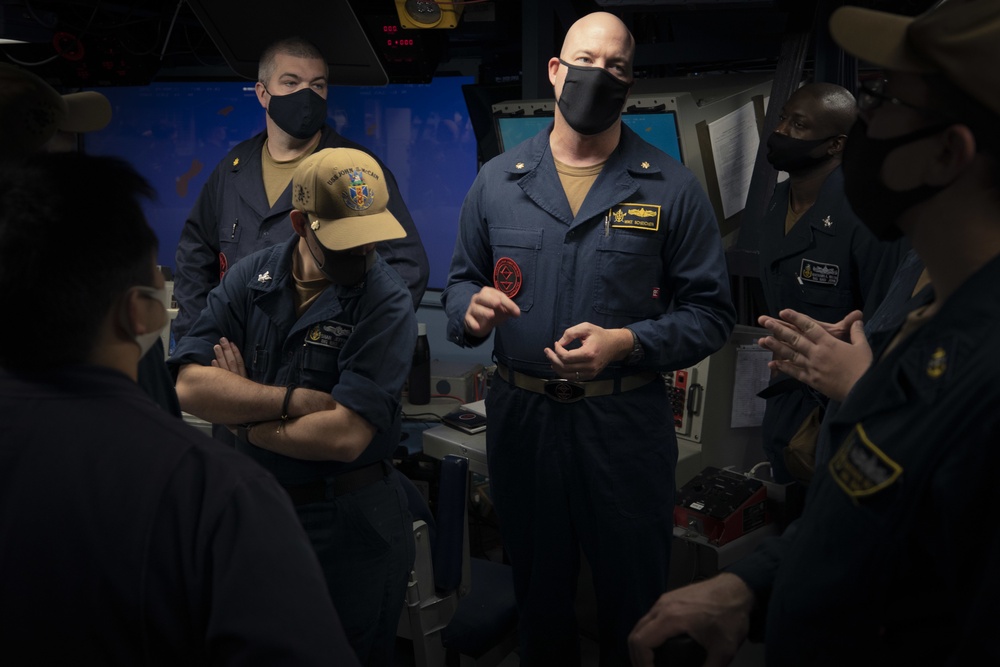 NSMWDC WTI Trains Aboard John S. McCain