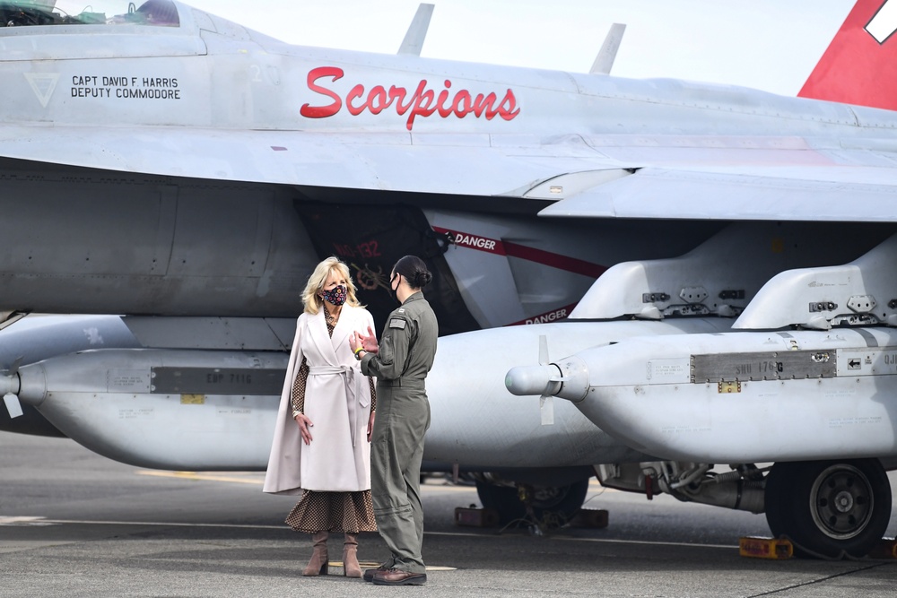 FLOTUS visits NAS Whidbey Island