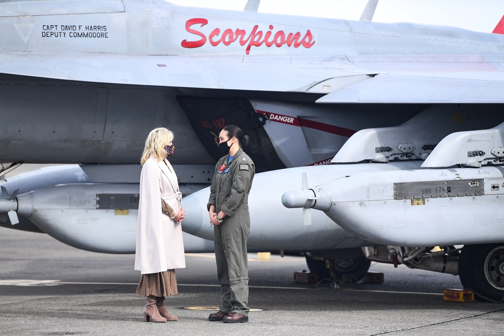FLOTUS visits NAS Whidbey Island