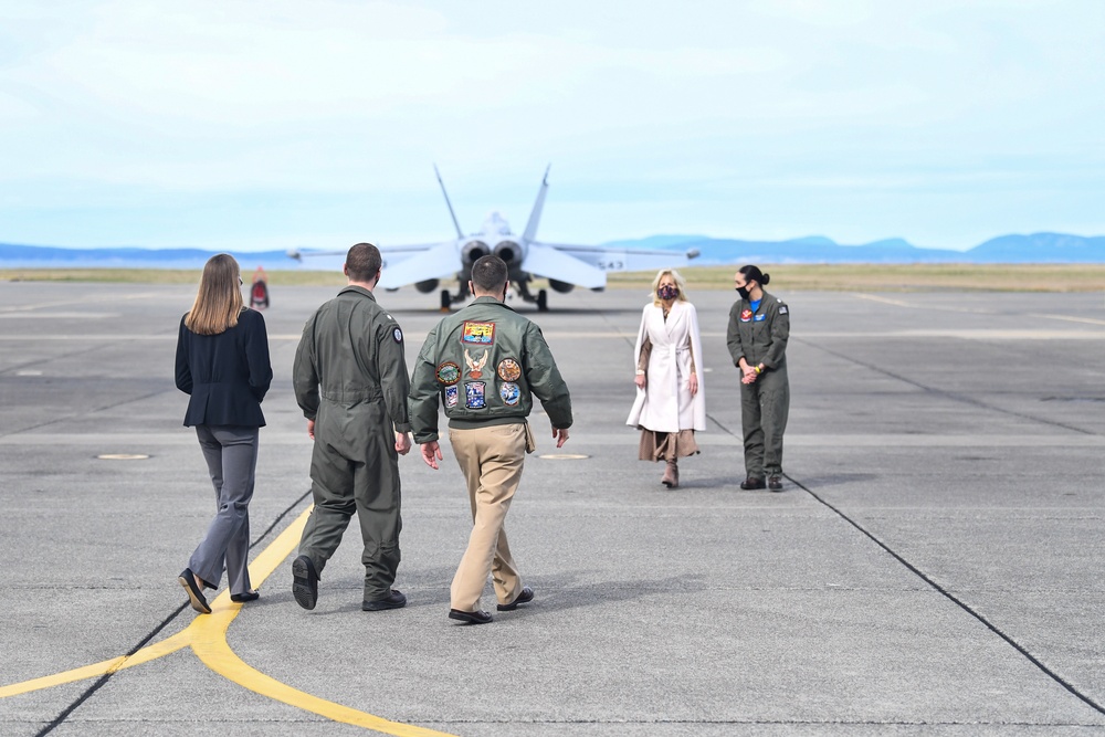 FLOTUS visits NAS Whidbey Island