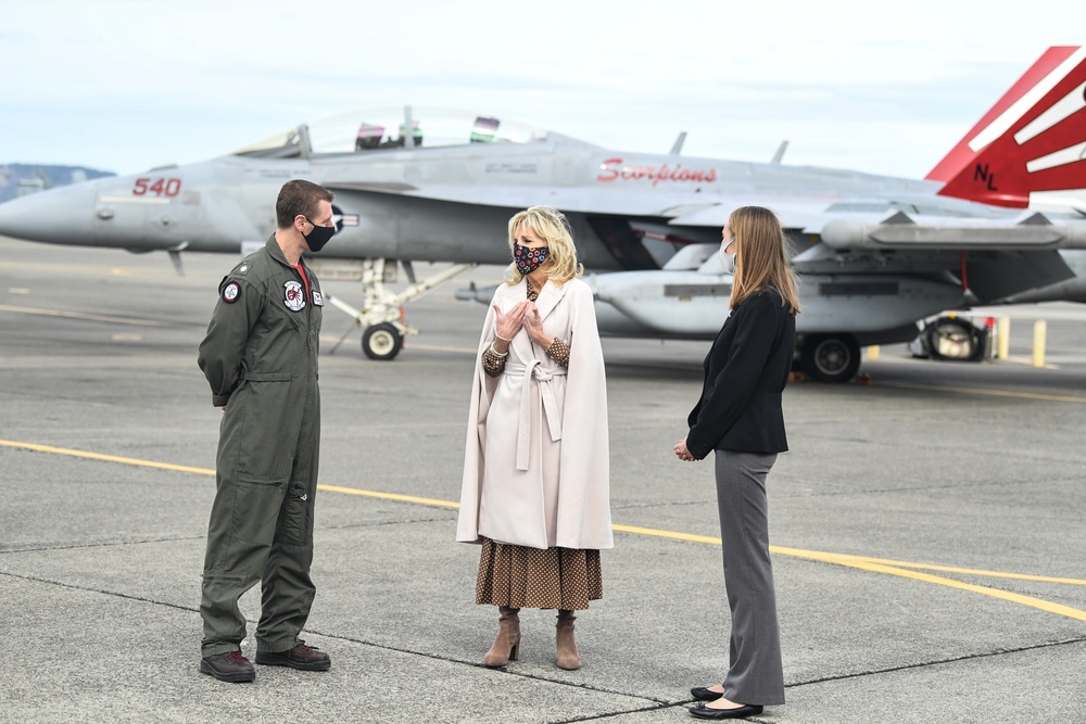 FLOTUS visits NAS Whidbey Island