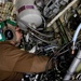 VP-46 Sailors perform hydraulic maintenance