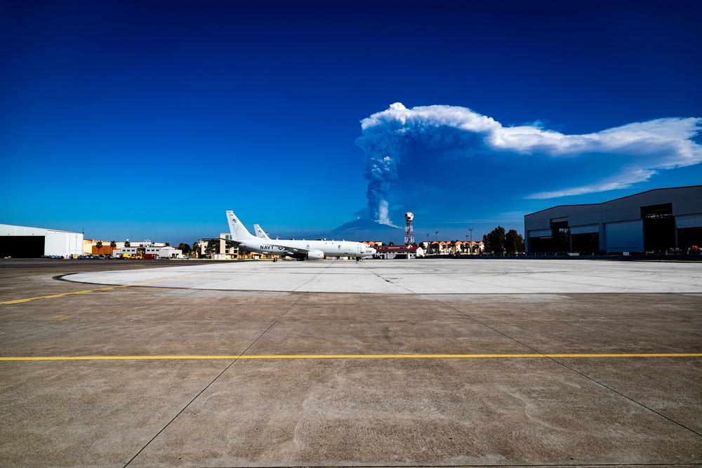 Mount Etna Erupts